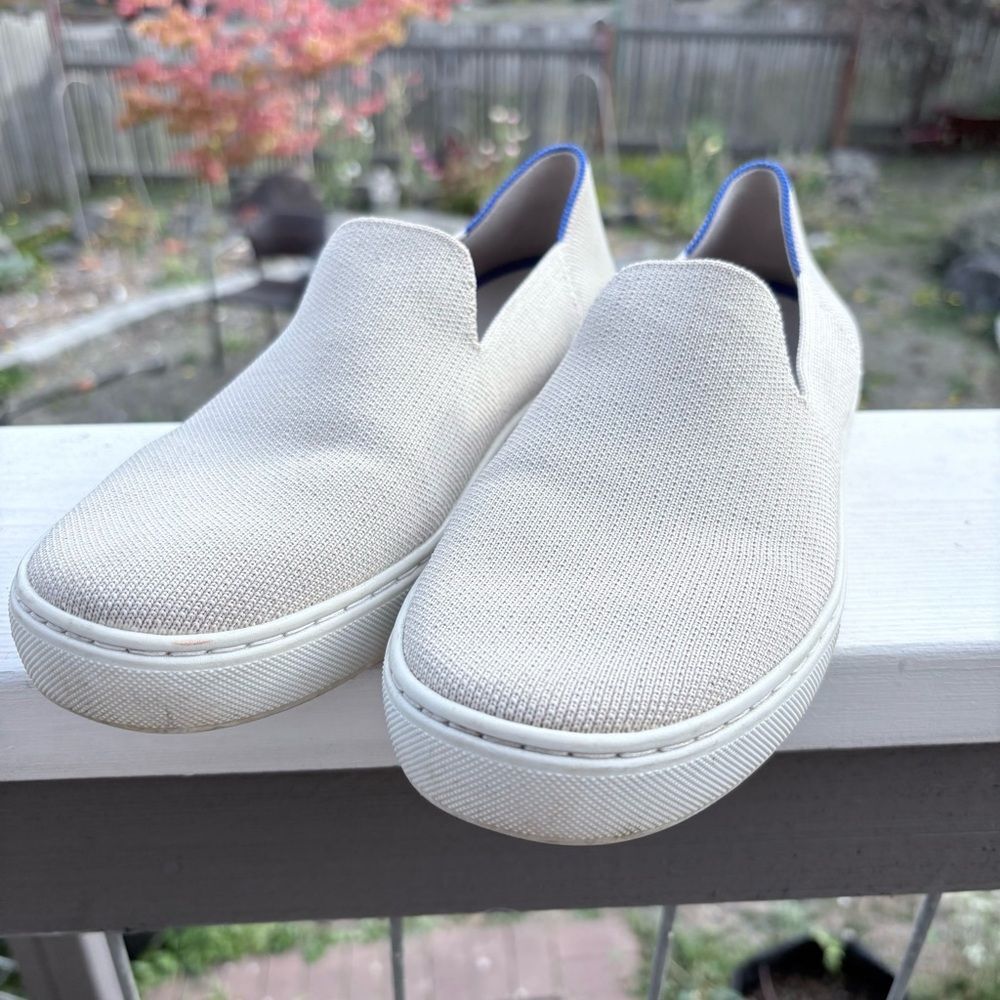 ROTHY’S | The Original Slip On Sneaker in Sand Beige Sz 8
